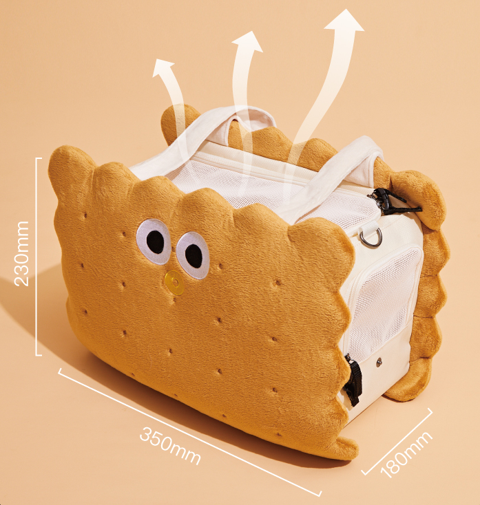 ๐พ"PawsCube Cute Sandwich Pet Backpack - Anti-Escape Design with Adjustable Shoulder Straps and Removable Pads, Backpack for Cats and Puppies"